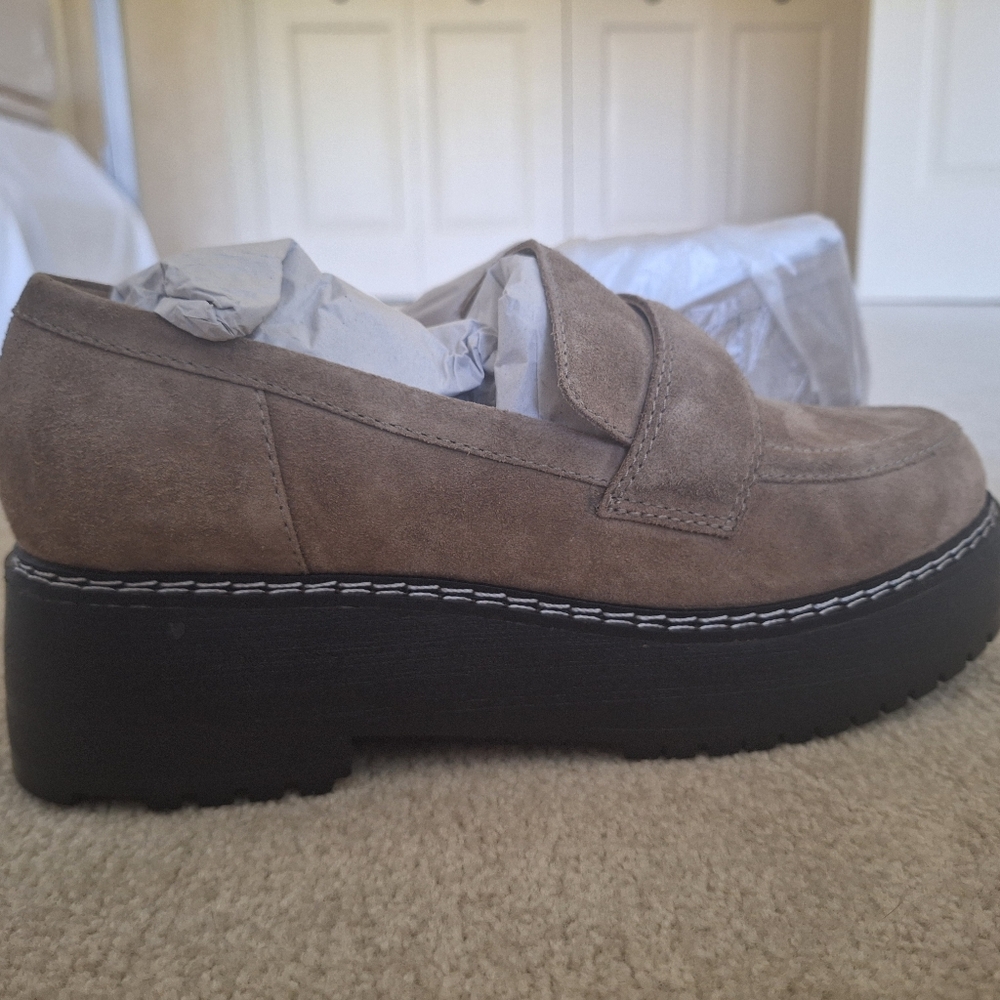 MATISSE Women's Suede Platform Loafers (FRANKIE) SZ 10 New in Box